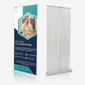 Custom Beautiful banner pull display stand trade show Aluminum wide base roll up banner stand